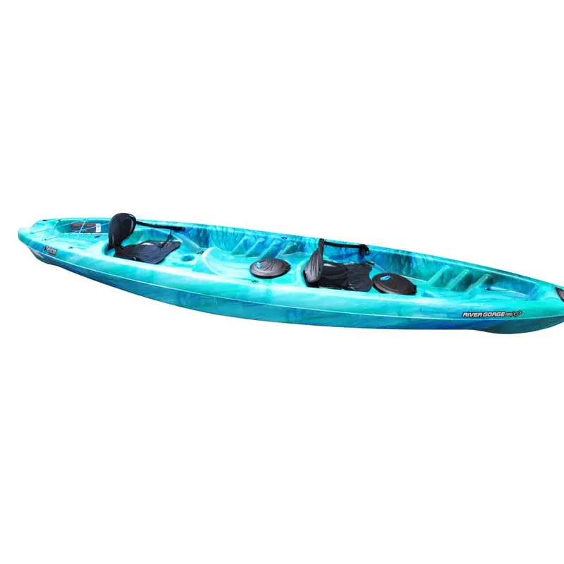 Pelican River Gorge 130X Tandem Sit-On-Top Kayak – Stable & Lightweight 1
