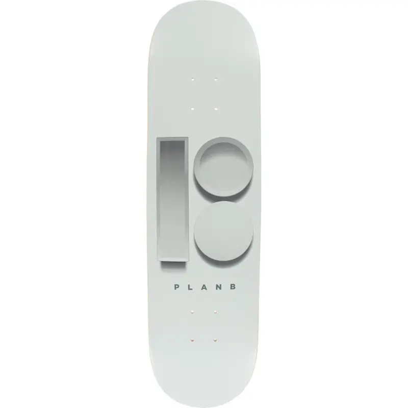 Plan B 3D 8.25" Skateboard Deck 1