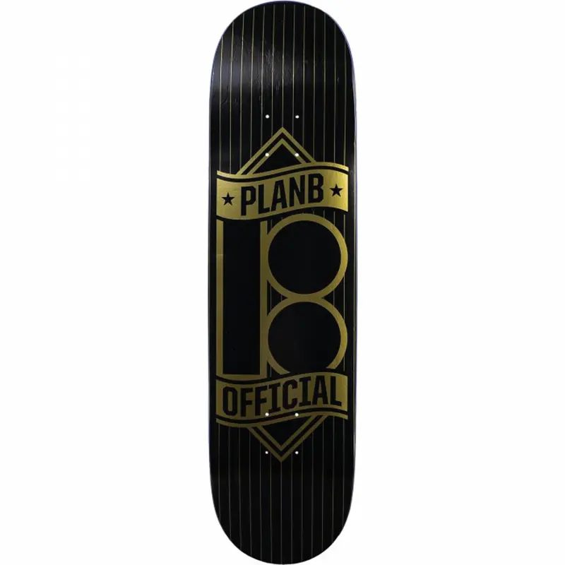 Plan B Banner Gold 8.375" Skate Deck 1