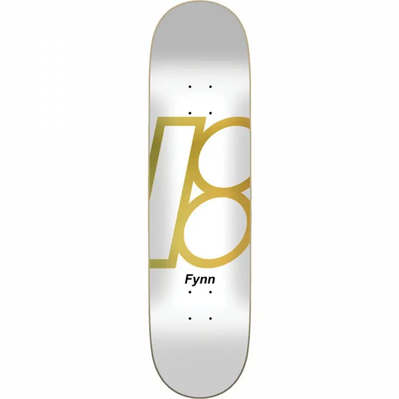 Plan B Fynn Team Foil 8.25" Skateboard Deck – Metallic Highlight Deck 1