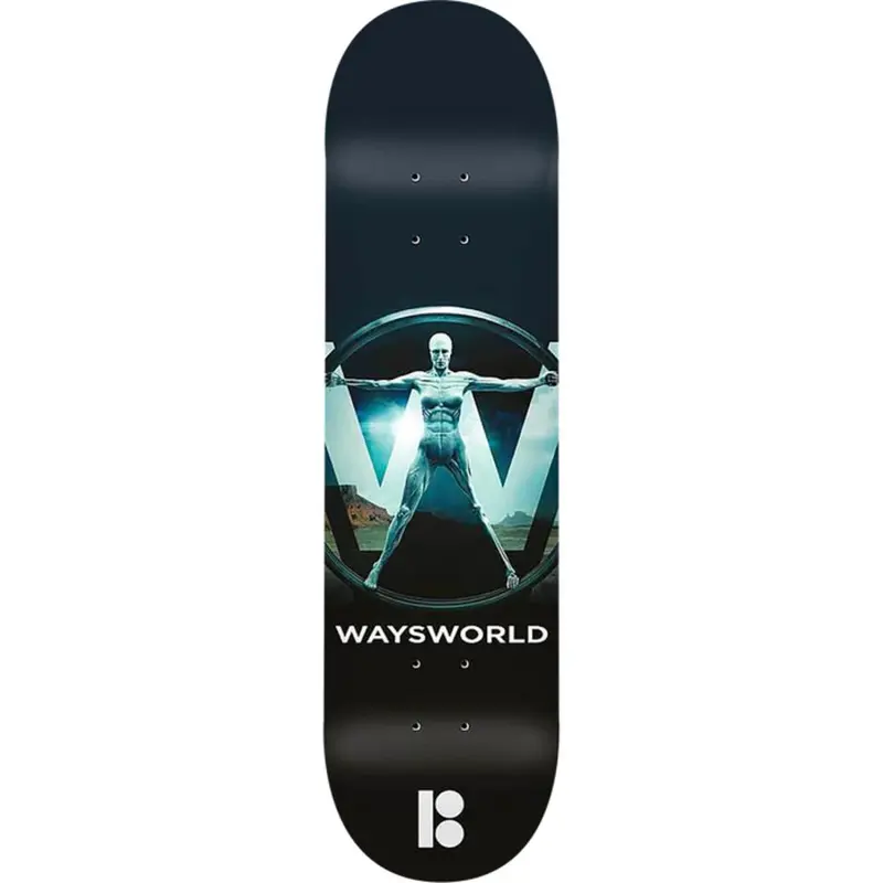 Plan B Way Waysworld 8.25" Skateboard Deck – Team-Designed Street Deck 1