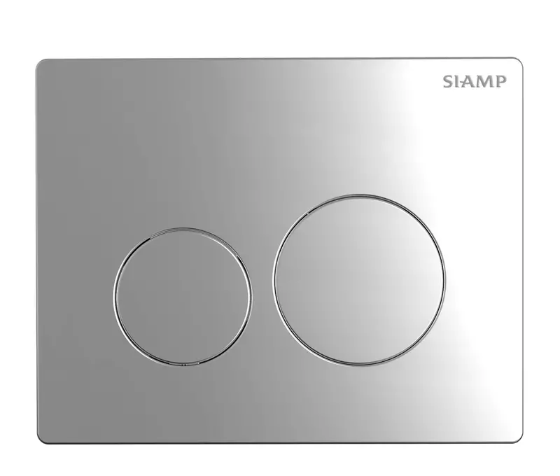 Polished Chrome Sphère Ingenio Control Plate By Siamp | Model 31 2612 60 1