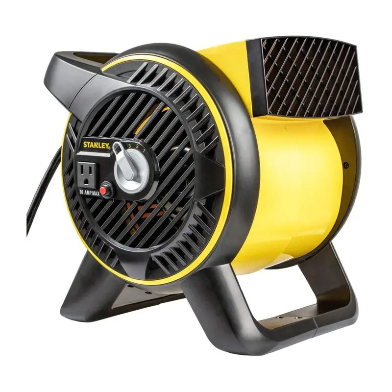 Portable Floor Fan With 360° Swivel Head & Adjustable Tilt – 3-Speed Air Circulator For Home, Garage & Drying 1