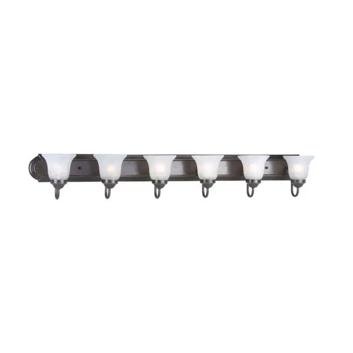 Progress Lighting 6-Light Antique Bronze Bath Wall Bracket Fixture 1