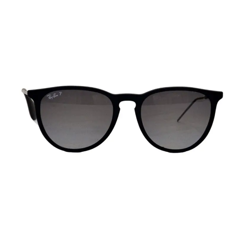 Ray-Ban Rb4171-622-T3 Erika Women'S Black Round Sunglasses – 54Mm Lens 1