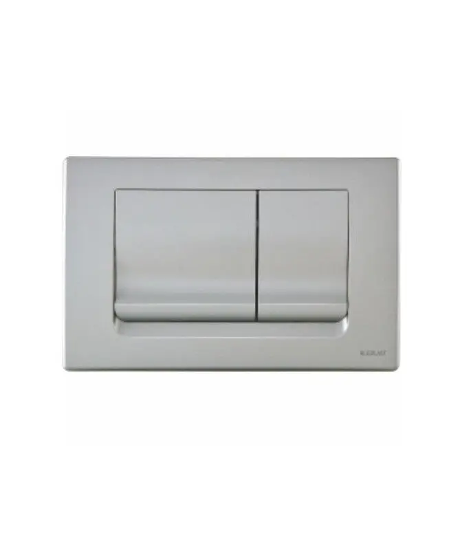 Regiplast / Oli Ria Series Matte Chrome Dual-Button Flush Plate – Model 172M 1