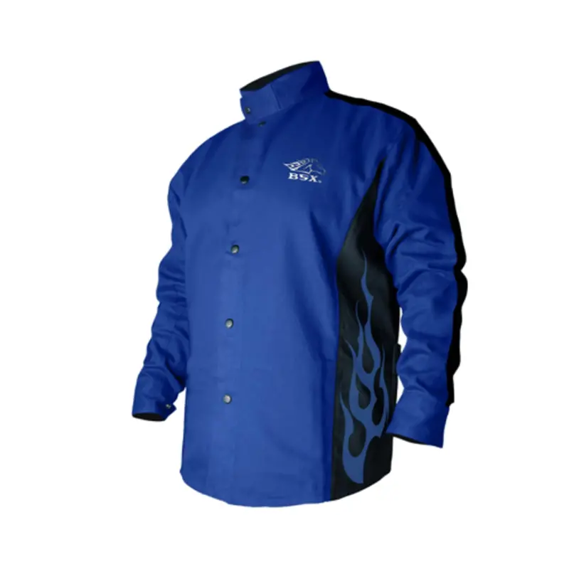 Revco Racing Bsx Flame-Resistant Welding Jacket For Men – Navy Blue, Us Size L 1