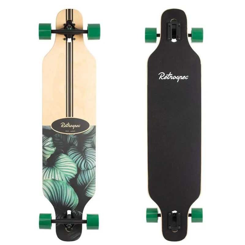 Rift Tropical Flora 41-Inch Drop-Through Longboard 1