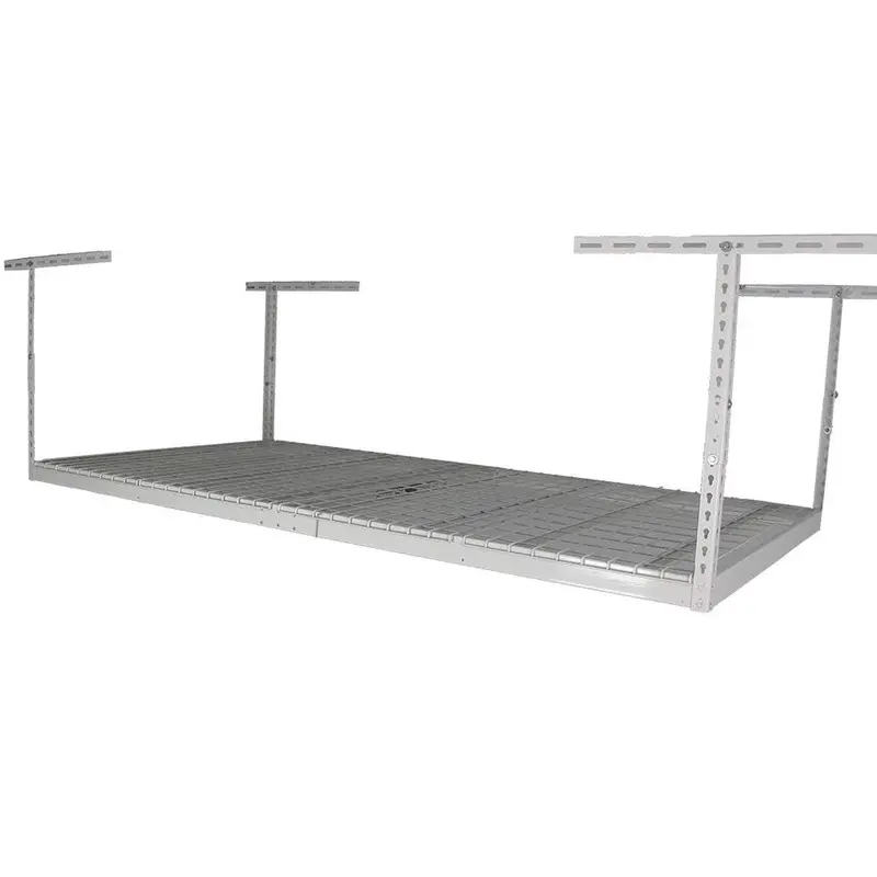 Saferacks 4' X 8' Overhead Garage Storage System – Adjustable Drop Height (24"–45") 1