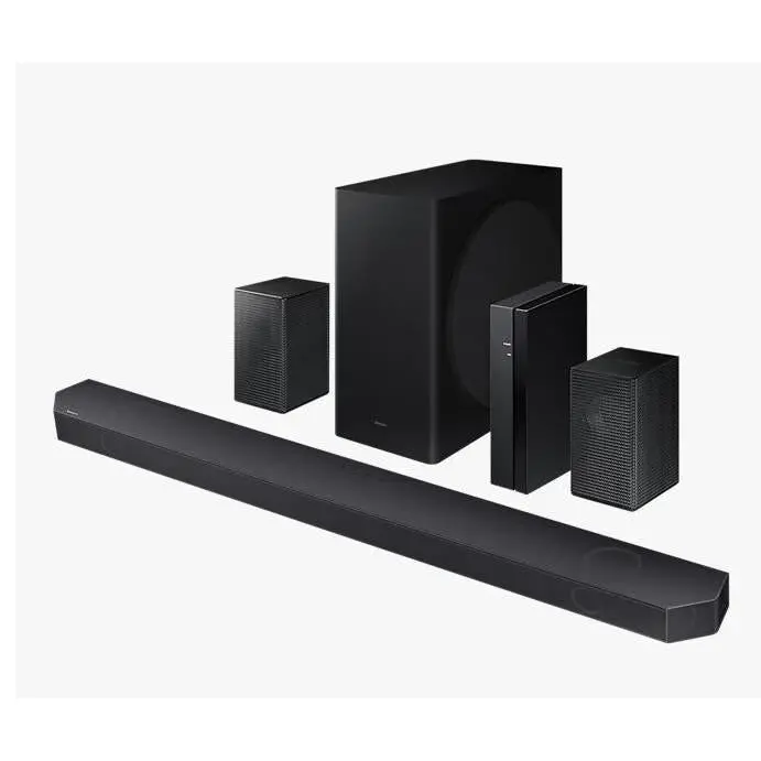 Samsung Hw-Q910D 9.1.2-Channel Soundbar System With Wireless Subwoofer & Rear Speakers 1