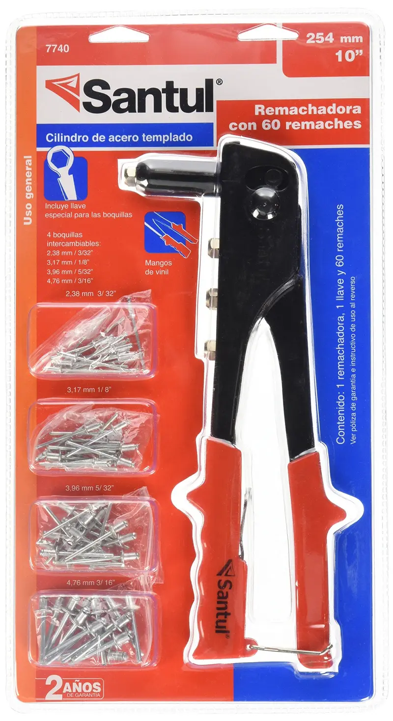 Santul Classic 10" Heavy-Duty Rivet Tool – Includes Wrench And 60 Rivets (Model 7740) 1