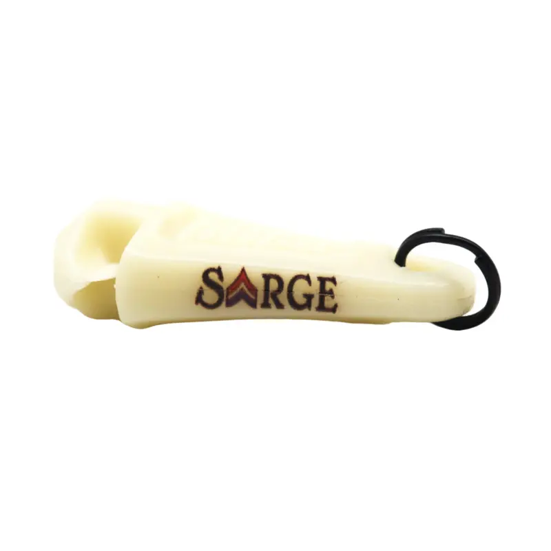 Sarge X Line Cutterz Glow-In-The-Dark Ceramic Blade Zipper Pull 1