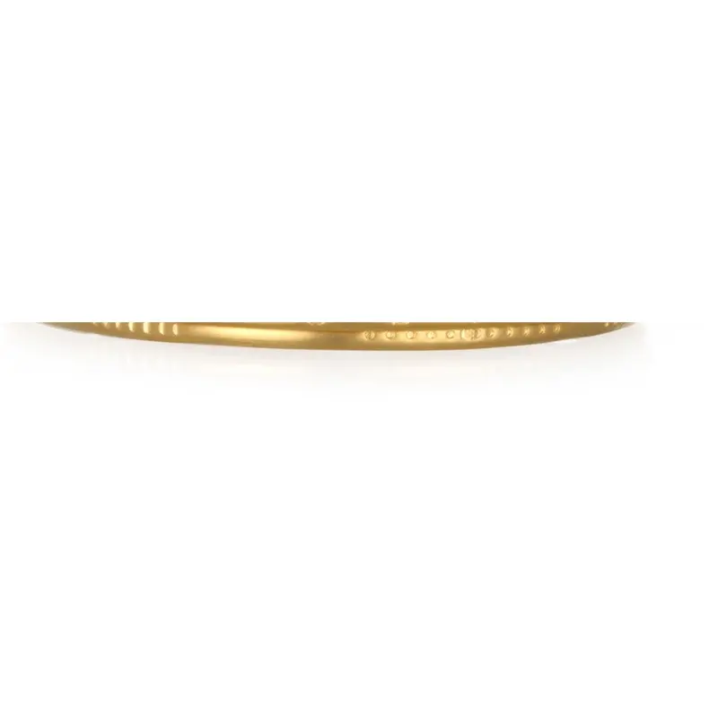 Satya Gold Melody Bangle Bracelet – Adjustable Metallic Cuff 1