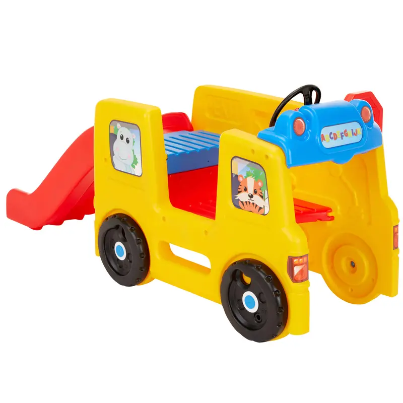 School Bus Climbing Playset 1
