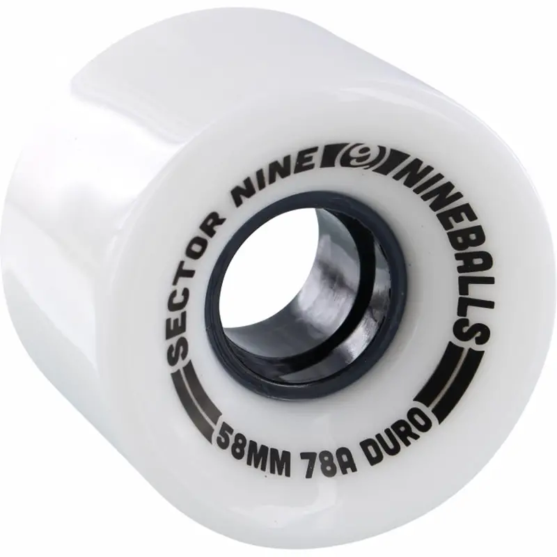 Sector 9 Nineballs 58Mm 78A Solid White Skate Wheels 1