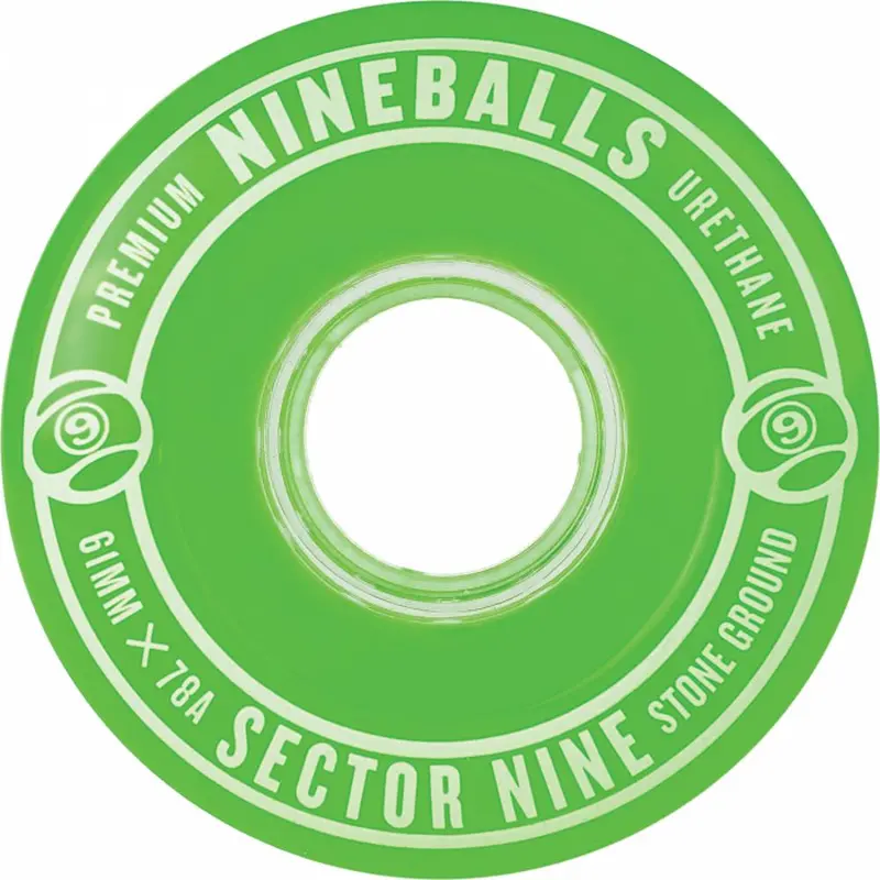 Sector 9 Nineballs 61Mm 78A Clear Green Mini Cruiser Wheels – 4-Pack 1