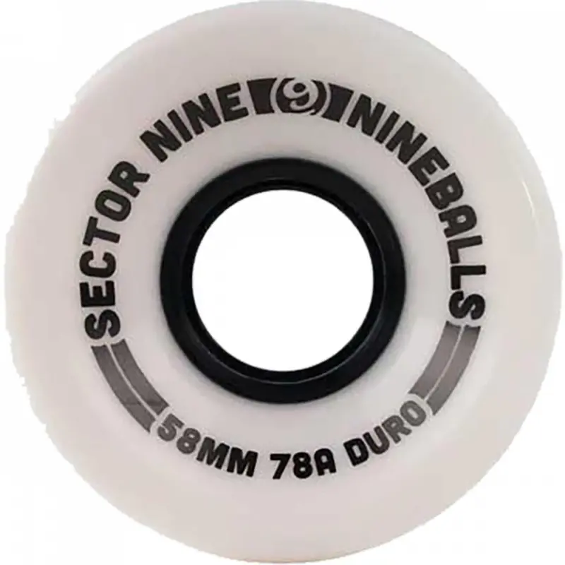 Sector 9 Nineballs 61Mm 78A Opaque White Skate Wheels 1