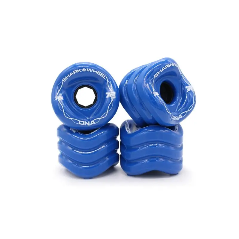 Shark Wheel 72Mm Ibiza Blue Dna Longboard Wheels – Coastal-Inspired Ride Quality 1