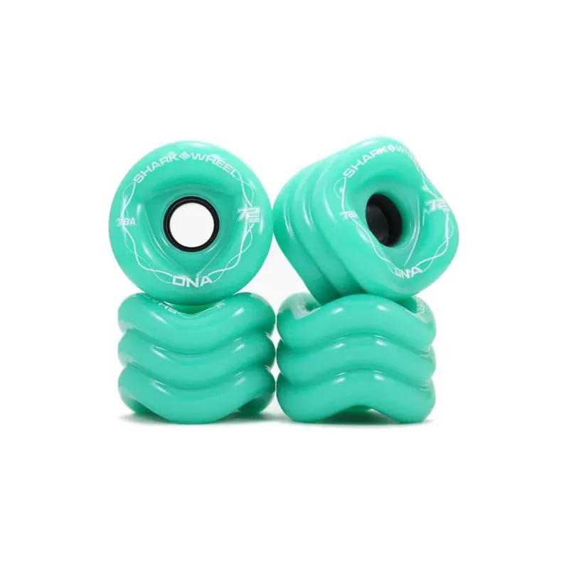 Shark Wheel 72Mm Seafoam Dna Longboard Wheels – Light-Toned All-Terrain Performance 1
