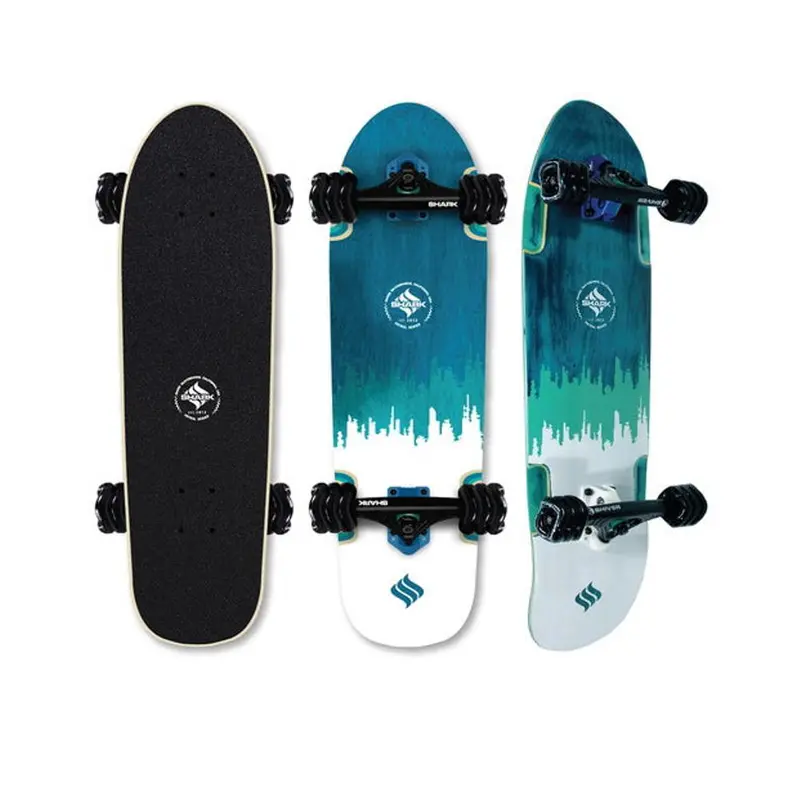 Shark Wheel Layers 31" Cruiser Skateboard – Layered Wood Construction 1