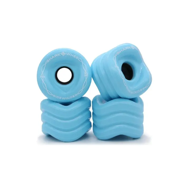 Sharkwheel 70Mm Ice Blue Sidewinder Longboard Wheels – 78A 1