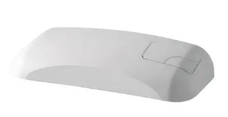 Siamp Rondo Dual-Volume Cistern Cover | Ref 34 5125 07 | For Surface-Mount Tanks 1