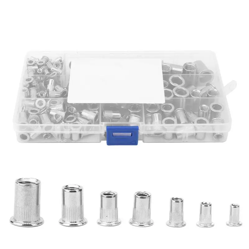 Stainless Steel Rivet Nut Variety Pack – 160-Piece M3–M10 Set, 304 Grade Threaded Inserts For Corrosion-Prone Environments 1