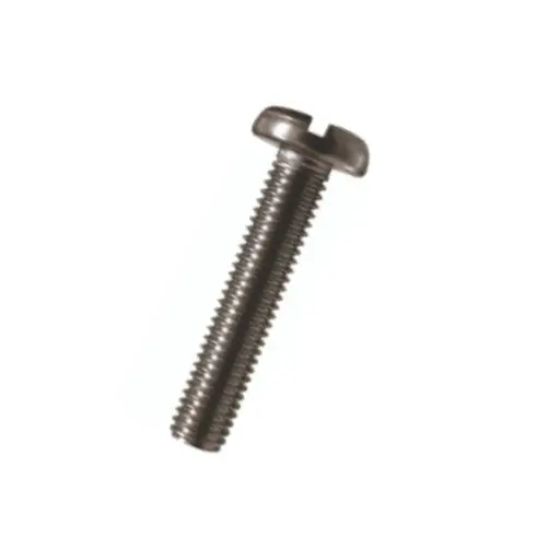 Stainless Steel Slotted Hex Head Cap Screw – Din 85 Standard, M8 Thread 1