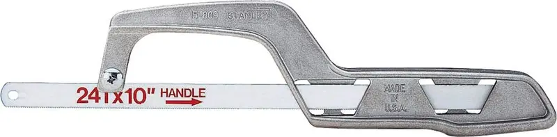 Stanley 10-Inch Compact Metal Hack Saw – Portable And Lightweight 1