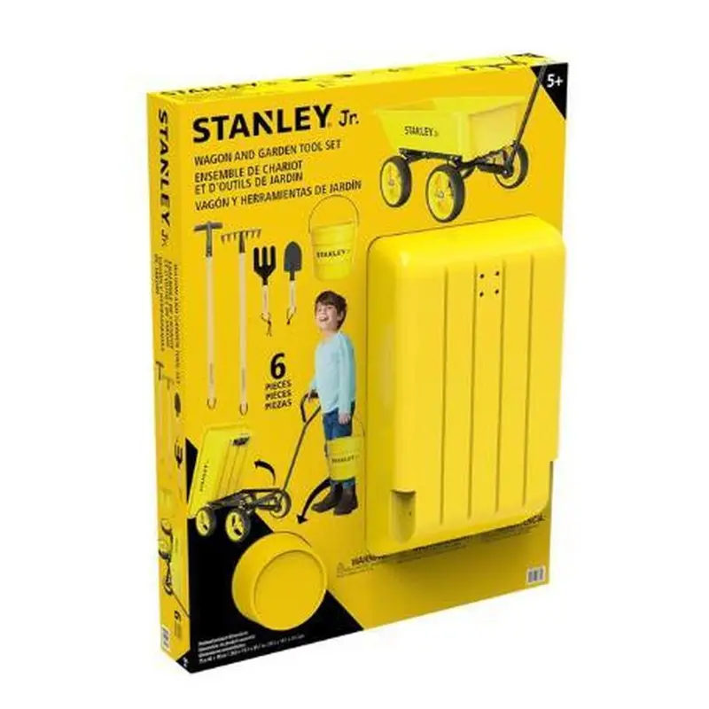 Stanley Jr. Wagon With Garden Tool Set – Kids’ Outdoor Play Combo 1