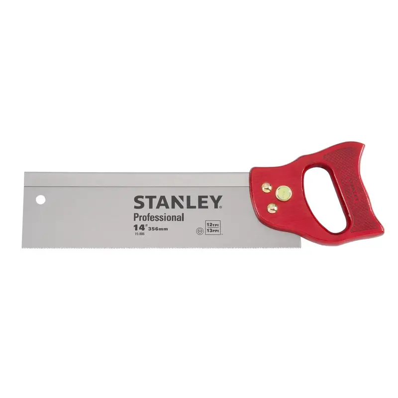 Stanley Professional Back Saw – 14-Inch Blade, 13 Points Per Inch 1