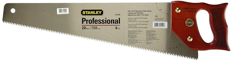 Stanley Professional Handsaw – Heavy-Duty Frame For General Carpentry Tasks 1