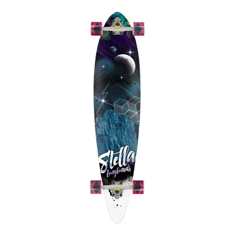 Stella Plume 38-Inch Pintail Longboard Deck 1
