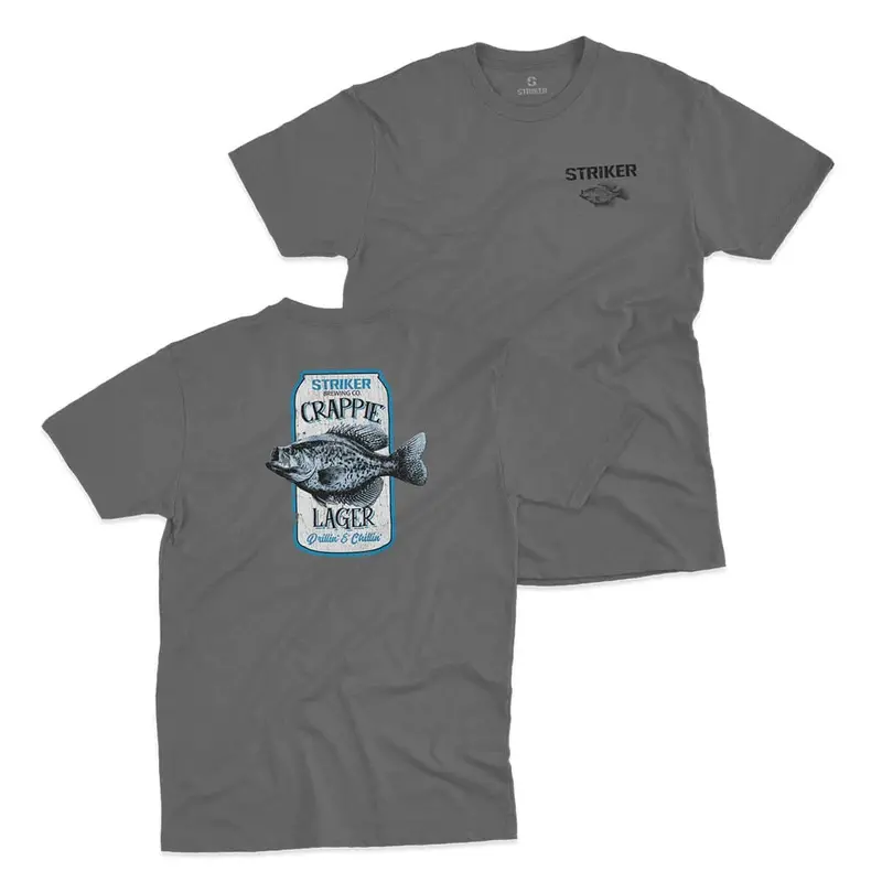 Striker Crappie Lager Graphic T-Shirt 1