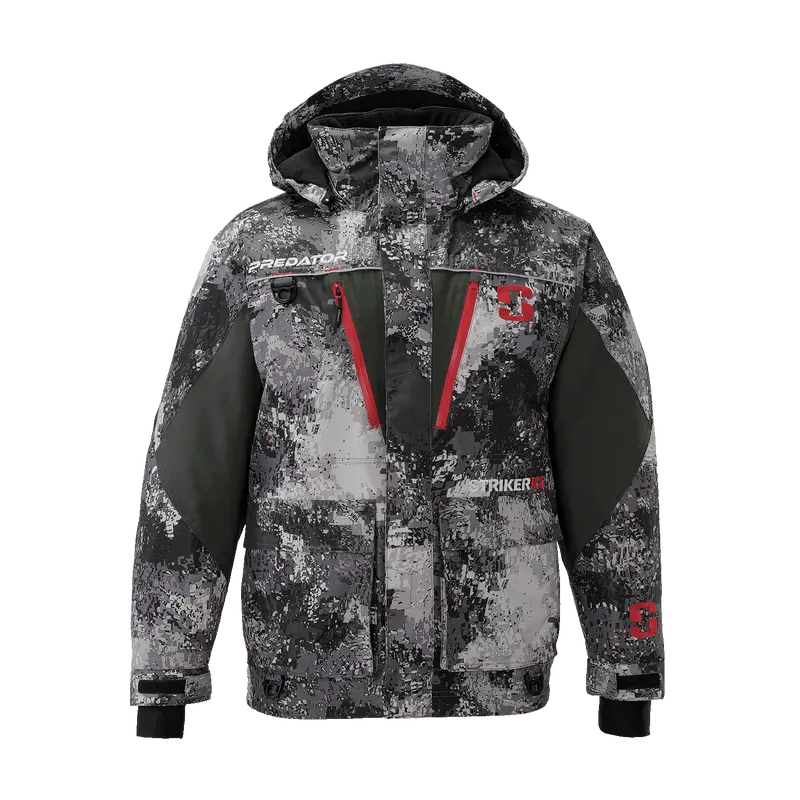 Strikerice Predator Jacket Veil Stryk – Camo-Print Cold-Weather Outerwear 1
