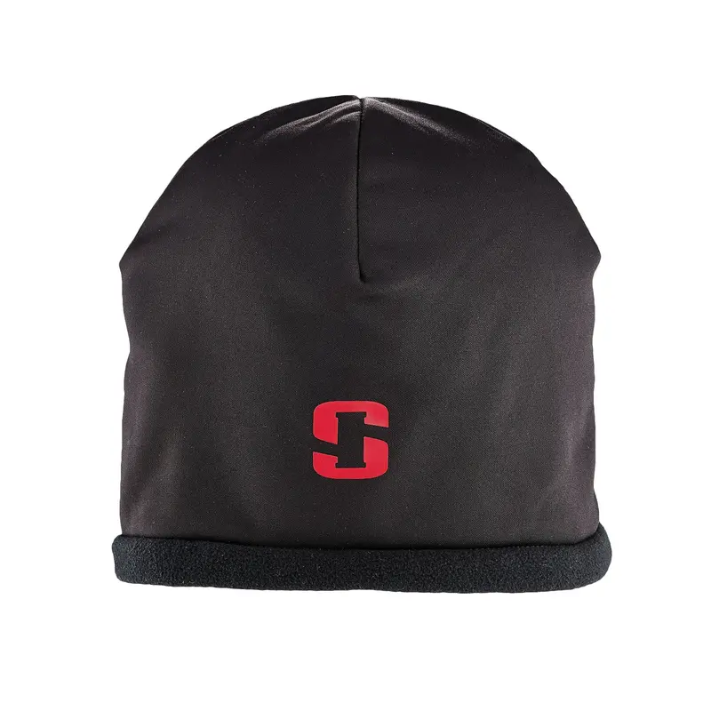 Strikerice Stretch Fleece Beanie In Black 1