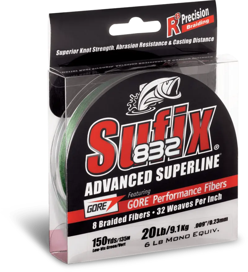 Sufix 832 Advanced Superline Braided Fishing Line – High-Strength Low-Diameter 1