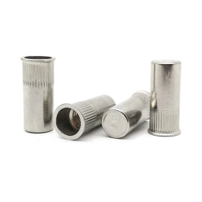 Sus304 Stainless Steel Reduced-Head Blind Rivet Nuts – Sealed Insert Nuts For M4–M10 Applications 1