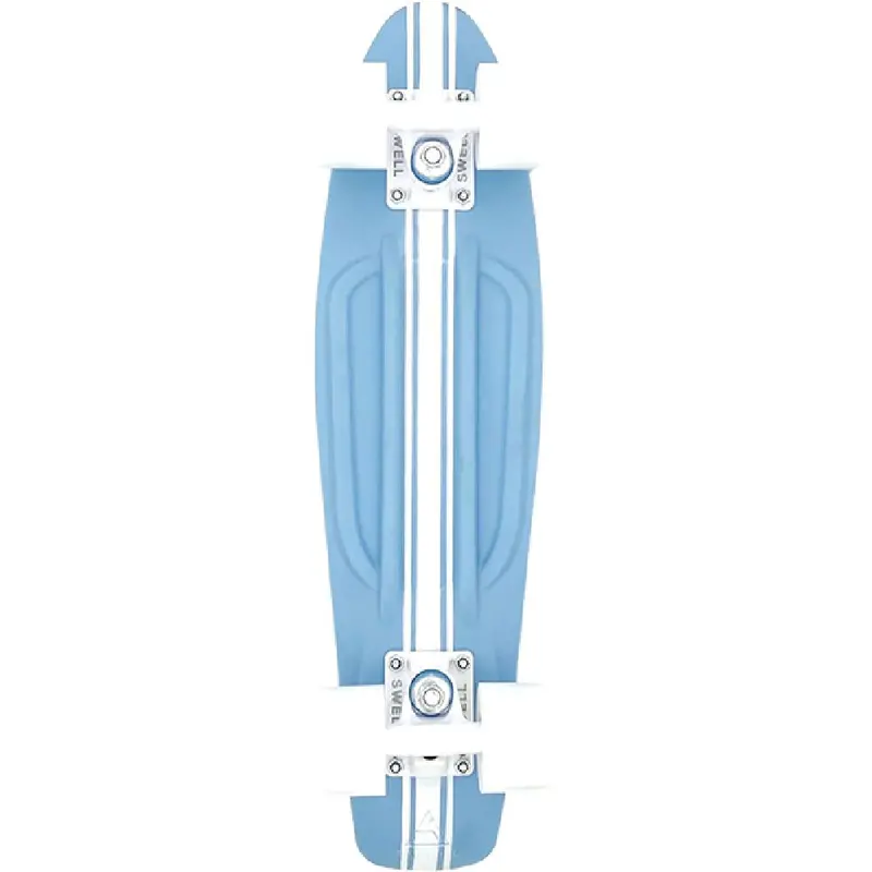Swell Surfrider Airy Blue/White 28" Cruiser Longboard 1
