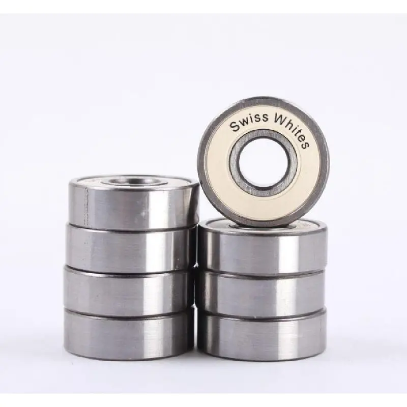 Swiss Whites Premium Abec-9 Longboard Skateboard Bearings 1