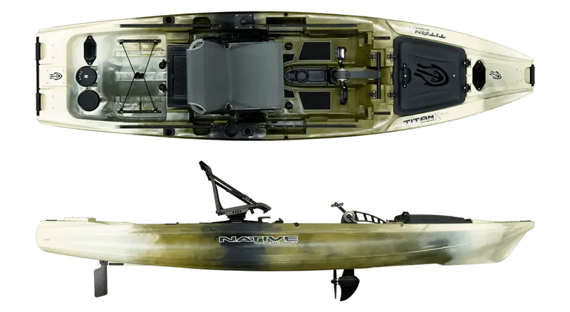 Titanx Propel 12.5 Foot Pedal-Drive Fishing Kayak 4