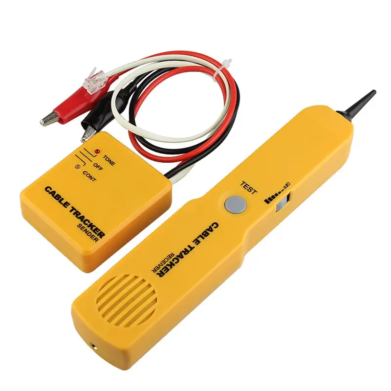 Tone Generator & Probe Cable Tester Kit: Signal Tracer For Telephone, Network, Video, And Data Lines With Continuity Testing 1