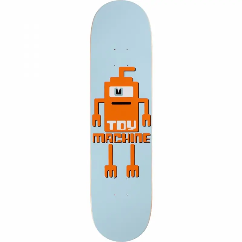Toy Machine Binary Orange 8.0" Skateboard Deck 1