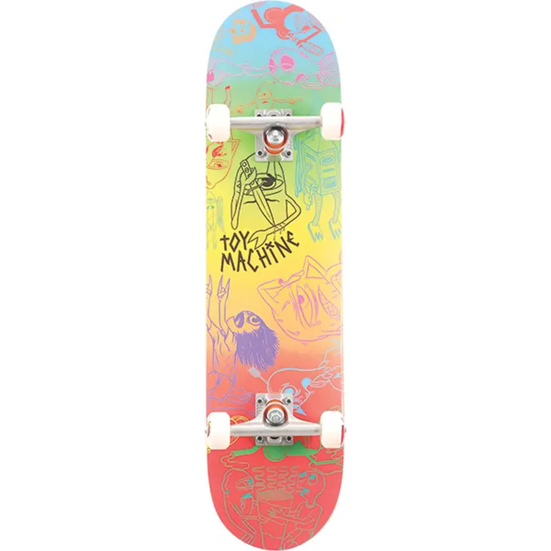 Toy Machine Characters Ii 8.0" Complete Skateboard Deck 1