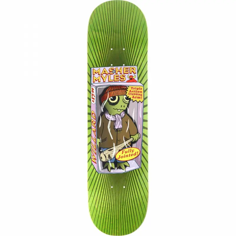 Toy Machine Willard Toy Dolls 8.25" Skateboard Deck 1