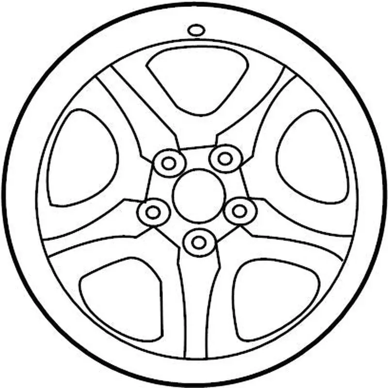 Toyota 17-Inch Steel Alloy Wheel For Compact And Midsize Vehicles 1