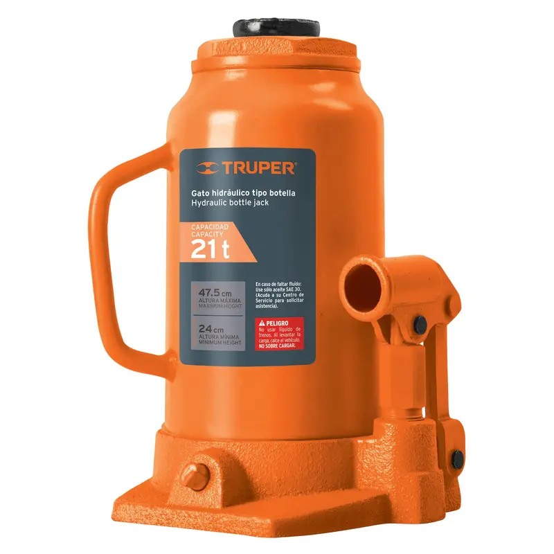 Truper 20-Ton Hydraulic Bottle Jack – Durable, Reliable Lifting Performance 1
