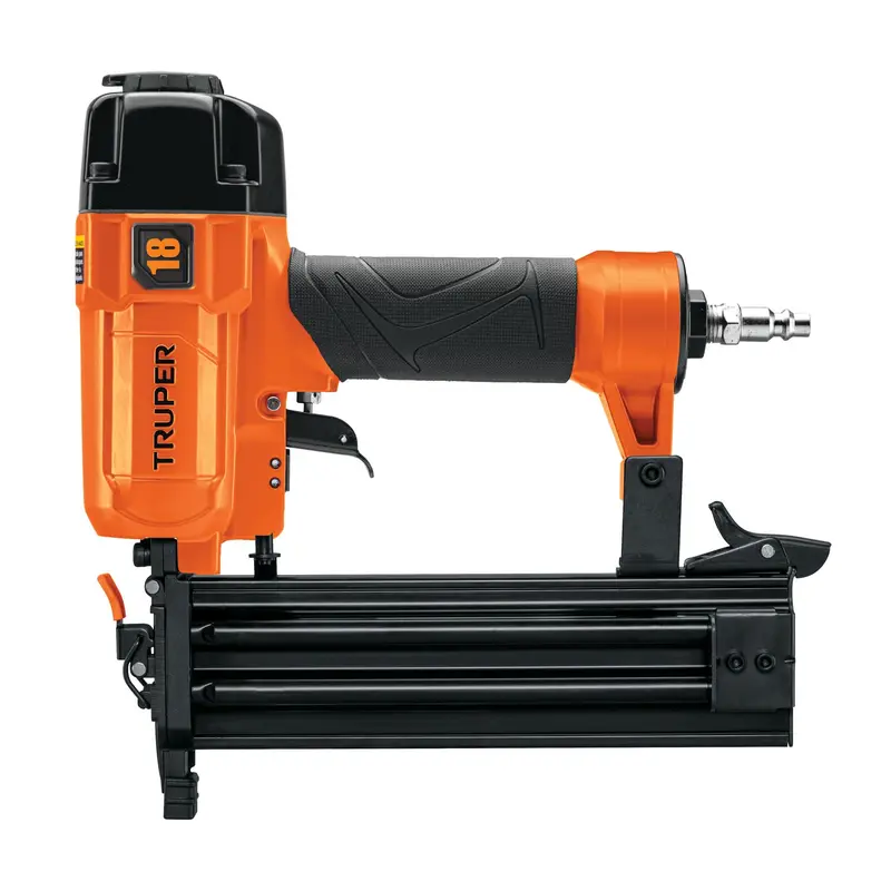 Truper Professional 18-Gauge Pneumatic Brad Nailer – Durable, Ergonomic Design For Contractors And Diyers 1