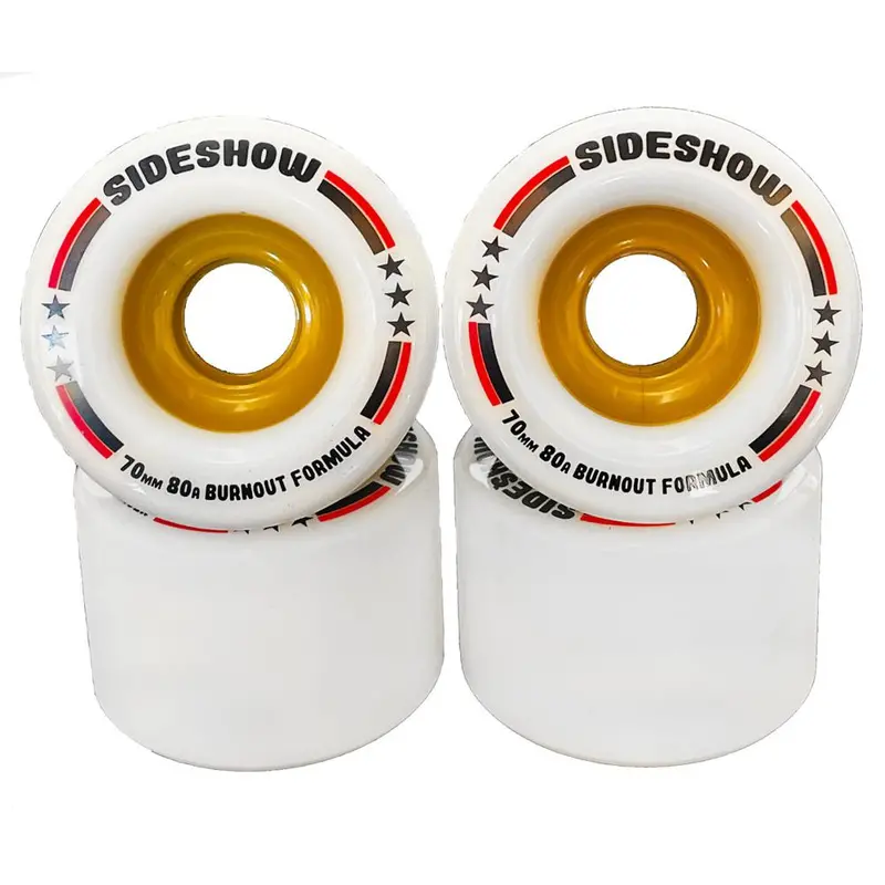 Venom Sideshow 70Mm × 80A White Longboard Wheels (Set Of 4) 1