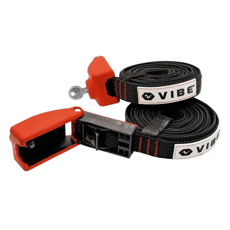 Vibe Heavy-Duty Locking 10-Foot Tie-Down Straps – Set Of 2 1